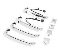 Seplxoi Car Door Handle Protectors Car Outer Door Handle for Rogue for Murano 4pcs Outside Set 80640-CA012 ABS Silver Replacement