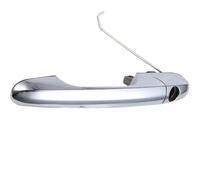 Seplxoi Car Door Handle Protectors Outer Door Handle for Fiat 500 2007-2020 Passenger Side and Driver Exterior for Chrome Auto(Driver Side)