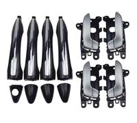 Seplxoi Car Door Handle Protectors Outer Door Handle for Kia te for cerato 2014-2018 Outside Inside Handles 8PCS for Chrome Front Rear Left Right