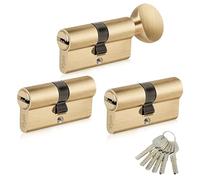 SEPOX® Keyed Alike Euro Cylinder 60mm 30/30 2 Double 1 Thumb Turn for UPVC