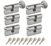 SEPOX® Keyed Alike Euro Cylinder 60mm 30/30 4 Double 2 Thumb Turn Cylinders