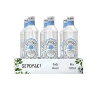 Sepoy & Co. Premium Soda Water, Zero Calorie, with Natural Salts, 100% Natural Ingredients, 200 ml