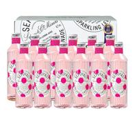 SEPOY & CO. Refreshing Pink Rose Lemonade - 24 x 200ml | Low Calorie, Less Sugar, Ready To Drink | Pure Himalayan Water & 100% Natural Ingredients