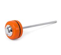 Seprendi 1Pc Drum Pedal Beater Mallet with Drum Hammer Percussion Instrument Parts Felt Metal Drum Hammer Orange
