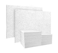 Seprendi 20 Pack Acoustic Panels Sound Dampening Panels,Sound Proof Padding Beveled Edge Tiles,for Wall Decor &Acoustic Treatment