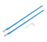 Seprendi 2Pcs Two Way Rod Type Guitar Truss Rod Steel 9 x 420mm Blue Guitar Accessories