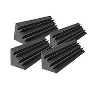 Seprendi 4 Pcs Acoustic Panels Studio Acoustic Soundproof Foam,Sound Treatment Bass Trap Corner,Sound Panels Wedges,12X12X48cm