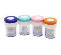 Seprendi 4 PCS Annual Contact Washer Cleaning Lenses Case