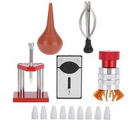 Seprendi 5Pcs Metal Watch Repair Set Kit Repair Set Kit Rubber Dusts Air Blower Watch Back Case Opener Hand Setting Tool for Watch Repair Tool Kit