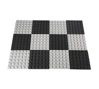 Seprendi Acoustic Foam,Acoustic Foam Panels,Soundproofing Foam,Acoustic Panels,Studio Foam 2 inchX12 inchX12 inch (12Pack) Black+Grey