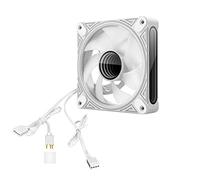 Seprendi ARGB Dragon Mirror Computer Chassis Cooling Fan 12Cm Magical Color Mute PWM Temperature Control Speed Regulation Fan,C