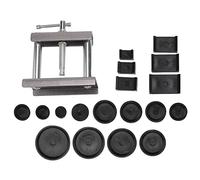 Seprendi Desktop Watch Case Press 18 Dies Watch Front Back Case Cover Screw Press Presser Close Watchmakers Repair