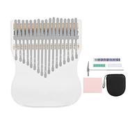 Seprendi Kalimba 17-Tone Crystal Transparent Thumb Piano Acrylic Calimba Finger Piano Beginner's Instrument Africa Finger Piano