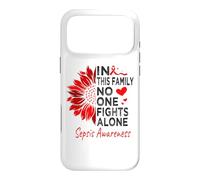 Sepsis Awareness month red ribbon sunflower support Sepsis Case for iPhone 17 Pro Max