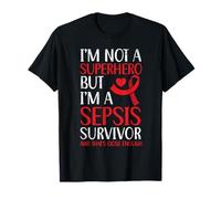 Sepsis Survivor Blood Poisoning Septicaemia Sepsis Awareness T-Shirt