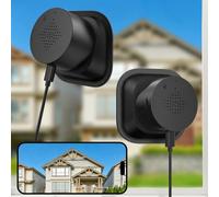 Septekon 2K No-Drill 2.4GHz & 5GHz Window Security Camera 2 Pack | 18° Tilt Angle Mount, Stick On Indoor Camera for Outdoor Monitoring, Color Night Vision, AI Human Detection, Cloud & SD Card