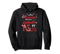 September 17 Birthday This Queen Was Born on September 17th Pullover Hoodie