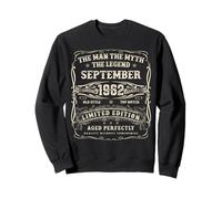 September 1962 63rd Birthday Gifts For Men 63 Year Old Bday Sweatshirt