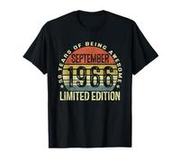 September 1966 59th Birthday Gifts for Men Women 59 Year Old T-Shirt