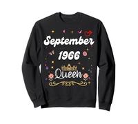 September 1966 Queen Since September 1966 Birthday Girl Sweatshirt