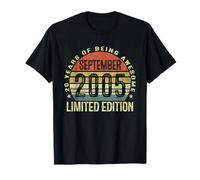 September 2005 20th Birthday Gifts for Men Women 20 Year Old T-Shirt