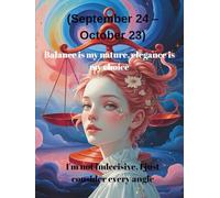 (September 24 - October 23): "A 120-page lined notebook reflecting the balanced, aesthetic, and fair spirit of Libra. Perfect for students, teens, and ... for journaling, school notes, and daily use."