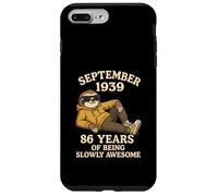 September 86th Birthday Men Women 1939 Awesome Sloth Lover Case for iPhone 7 Plus/8 Plus