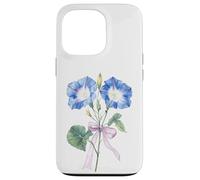 September Birth Flower Morning Glory Watercolor Case for iPhone 13 Pro