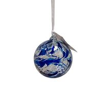 September Birthstone or Anniversary - Sapphire- Hanging Friendship Globe - medium