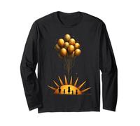 September Hope Balloons Pediatric Cancer Awareness Long Sleeve T-Shirt