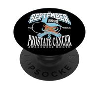 September Light Blue Awareness Month Black Men Support PopSockets Adhesive PopGrip