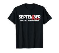 September- Sickle Cell Anemia Awareness Supporter Ribbon T-Shirt