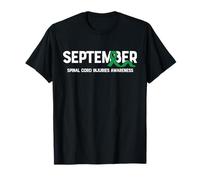 September- Spinal Cord Injuries Awareness Support Ribbon T-Shirt