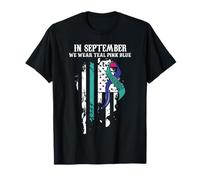 September - Thyroid Cancer Awareness Supporter Ribbon T-Shirt