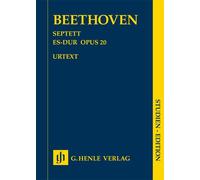Septet in E flat major op. 20 Miniature score clarinet, bassoon, horn and string