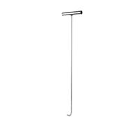 Septic Cover Pry Bar Stainless Steel Manhole Hook Tool, Heavy-Duty Lids Pullers for Drain Cover/Grates/Shutter Doors, 68/88 cm Lenght Protable T Style Drain Grate Lifter(A-style,L-68cm/26.7in)