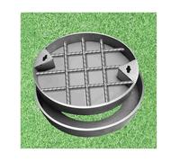 Septic Tank Cover & Base Recessed Manhole Lid Heavy-Duty Wear-Resistant Easy to Install 50x50x5cm (19.6x19.6x1.96in) - Strong Load-Bearing Capacity Premium Quality