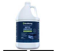 Septic Tank Rescue Shock Treatment | Heavy Duty Enzyme Septic & Drain Field System Opener | Dissolves Organic Solids, Grease, Hair - Industrial Strength Deodorizer (1 Gallon)