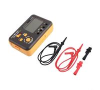 Septoolshop Digital Insulation Resistance Tester VC60B High Voltage Megohmmeter Backlit LCD Data Hold Function Three Voltage Settings 0.1MΩ to 2GΩ Range ABS Material