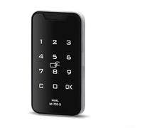 Septoolshop Digital Keyless Cabinet Lock with Touch Keypad Electronic Combination Latch Three for UNLOCK Methods Password Card or Dual Entry Dual Mode Public Private Up To 400 Users(B)