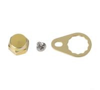 Septoolshop M8 Locking Plate Kit For A/D Brand Fasteners Complete Aluminum Fastener Set With Nut And Fixing Screw(Gold M8 left)