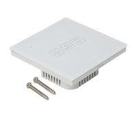 Septoolshop - Tempered glass panel dimmer switch with smart touch and smartphone control, manual brightness adjustment, waterproof and dustproof for indoor use