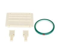 Septpenta 1/4 10 Inch Tape Splicing Set, ABS Opening Cassette Tape Splicing Set Cassette Tape Repair Kit Reel To Reel Tape Recorder with Two Fixers Fit for 1/4 1/2 Inch Tape