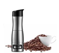 Septpenta 150Ml Electric Coffee Machine, DC 12V 24V Dual Voltage Cigarette Lighter, Portable Stainless Steel Coffee Make for Long Term Travel Passenger Drivers, Gift for Coffee Lovers