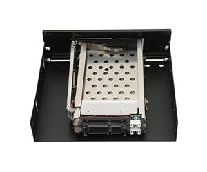 Septpenta 2.5in Hard Drive Mounting Bracket, Support SATA I/II/III, 6Gbps Transfer Speed, Built in Key Lock Function, Internal Hard Drive Moving Rack for 7 to 9.5MM for Win for OS X
