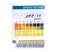 Septpenta 2 Pack PH Paper, 200 Strips Plastic Universal Ph 0-14, Acid and Alkaline PH Test Paper Strips, with 2 Storage Boxes for Laboratory and Home Measurements To Check Water, Urine, Saliva, Soil