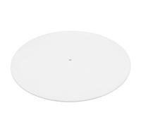 Septpenta Acrylic Turntable Mat for 12 Inch Vintage Record Player Platter Slipmat Anti Static Cover to Reduce Noise and Sound from Static Electricity and Dust (Milky White)