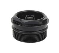 Septpenta Bike Front Fork Valve Nut, 34mm / 1.3in Inner Tube Front Fork, Bicycle Air Fork Cap Assembly Aluminum Alloy Valve Core Replacement, Self Contained Sealing Ring for DIy Replacement Parts