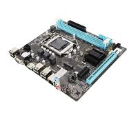 Septpenta Desktop Motherboard, H61 6 Dual Channel DDR3 Motherboard, LGa 1155 CPU Slot, USB2.0 M.2 Nvme NGFF 100Mbps Lan Micro ATX Motherboard for I3 I5 I7