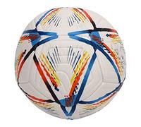 Septpenta Football Training Balls, Pu Fabric, Lining, Elastic Soccer Ball, Vibrant and Versatile Colors, Professional Youth Soccer Ball for Competitions, Training, Exams(No. 5)
